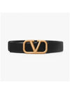 Valentino 3Y2T0Q90 ECU 0NO T0Q90 Garavani V logo gold belt - RED VALENTINO - BALAAN 2