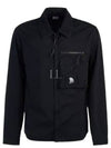 Tylon P Lens Overshirt Zip Up Jacket Black - CP COMPANY - BALAAN 2