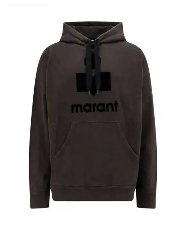 Miley Big Logo Hoodie Faded Black - ISABEL MARANT - BALAAN 2