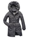 Women's Astrid ASTRID Parka Steel Gray - NOBIS - BALAAN.