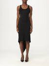 Jersey Scarf Hem Tank Mini Dress Black - HELMUT LANG - BALAAN 2