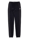 Drawstring Fleece Track Pants Black - MONCLER - BALAAN 2