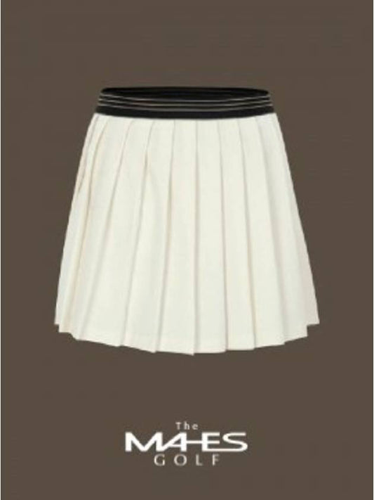 Skirt Shorts Orange Label Suede Pleated Skirt GKW9152 - MAHES - BALAAN 1