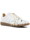 Replica Paint Drop Low Top Sneakers White - MAISON MARGIELA - BALAAN 3