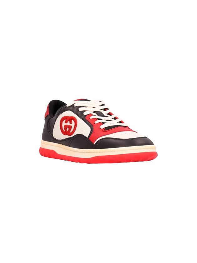 Mac80 Interlocking G Low Top Sneakers Red Black - GUCCI - BALAAN 3