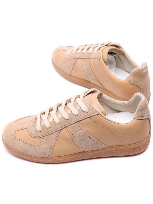 Replica Calfskin Low Top Sneakers Beige - MAISON MARGIELA - BALAAN 7