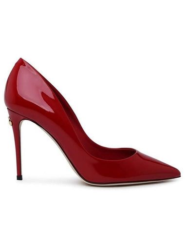 leather pumps heel red - DOLCE&GABBANA - BALAAN 1