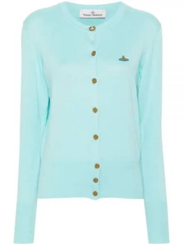 Bea Knit Cardigan Aqua - VIVIENNE WESTWOOD - BALAAN 2