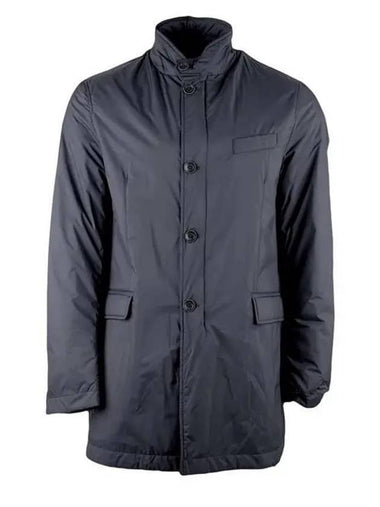 Men's High Neck Jacket Black - HERNO - BALAAN 1