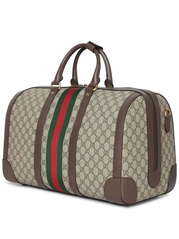 Supreme Savoy Small Duffel Bag Beige Ebony - GUCCI - BALAAN 3