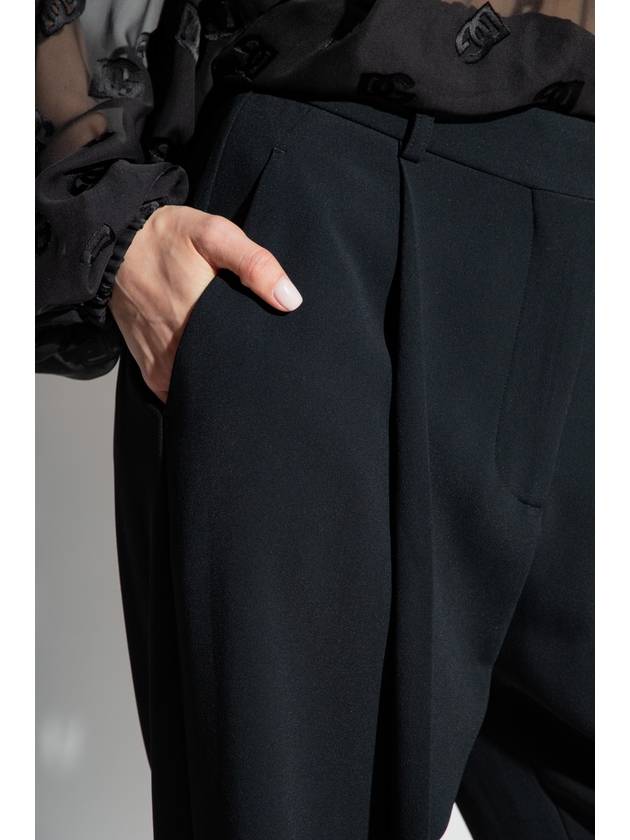 Victoria Beckham Pleat-front Trousers, Women's, Black - VICTORIA BECKHAM - BALAAN 5