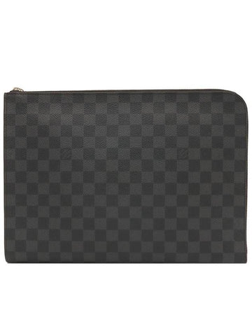 Damier Graphite Canvas Pochette Jour GM Clutch - LOUIS VUITTON - BALAAN 1