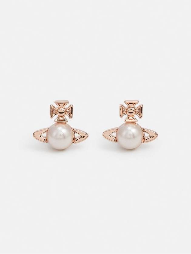 Balvina Pearl Earrings Pink Gold - VIVIENNE WESTWOOD - BALAAN 3