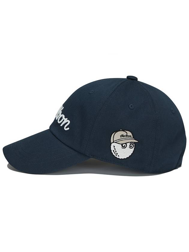 Malbon Letter Ball Cap NAVY - MALBON GOLF - BALAAN 2