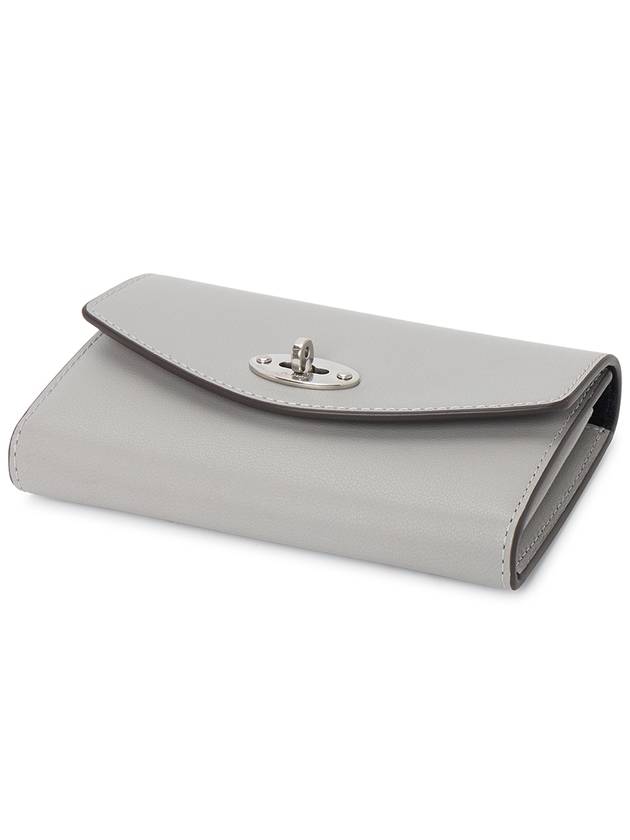 Slip Zipped Card Wallet Pale Grey - MULBERRY - BALAAN 4