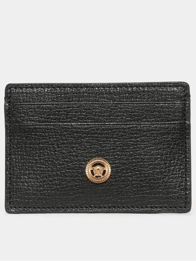 Medusa Leather Card Wallet Black - VERSACE - BALAAN 3