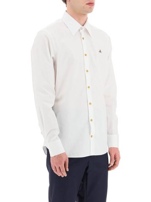 long sleeve shirt 2401000JW009QBS WHITE - VIVIENNE WESTWOOD - BALAAN 3