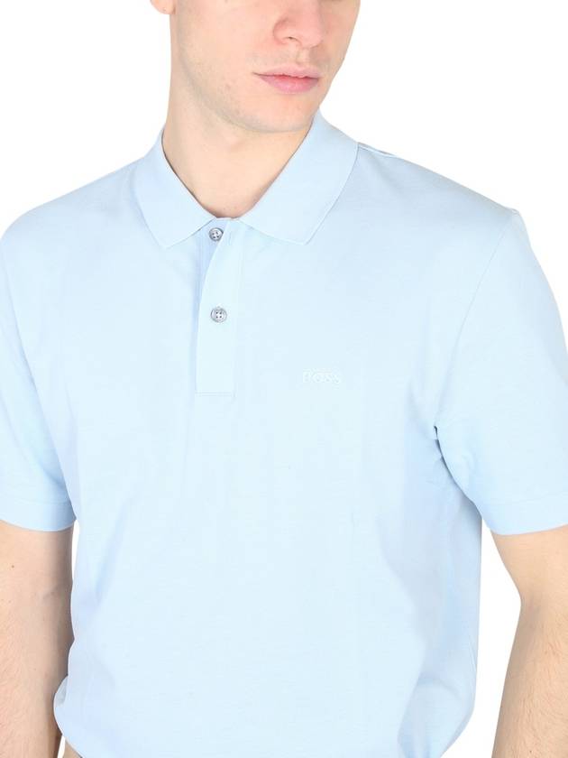 POLO WITH LOGO EMBROIDERY - HUGO BOSS - BALAAN 4