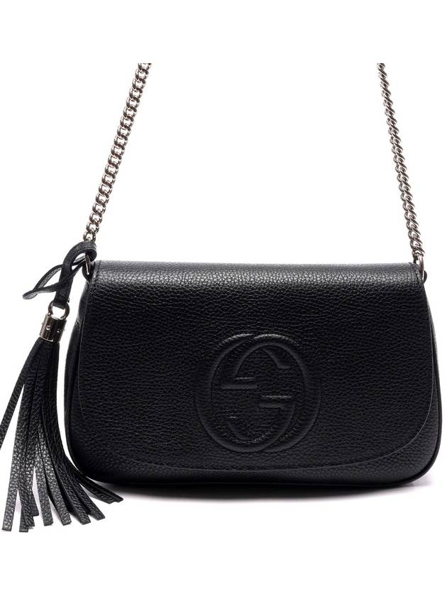 Soho Tassle Crossbody Bag Black - GUCCI - BALAAN 3