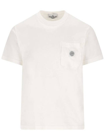 Stone Island T-shirts and Polos White - STONE ISLAND - BALAAN 1