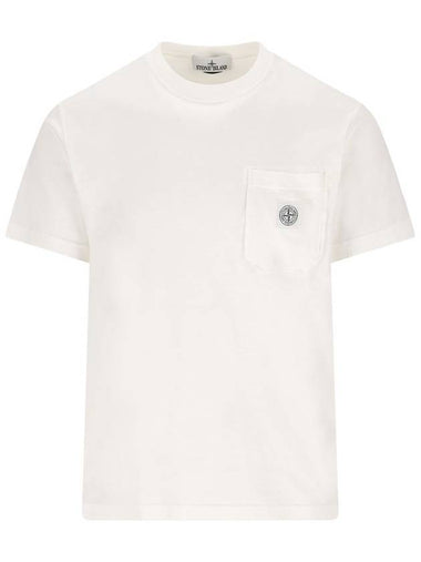 Stone Island T-shirts and Polos White - STONE ISLAND - BALAAN 1