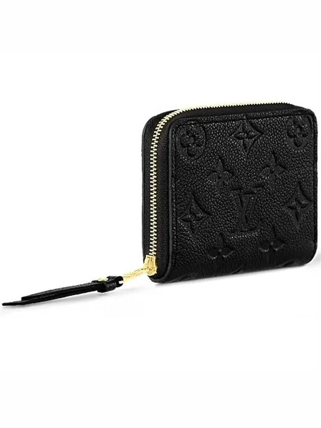 Monogram Empreinte Zipper Coin Purse Black - LOUIS VUITTON - BALAAN 5