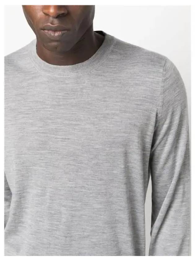 Wool Cashmere Knit Top Grey - BRUNELLO CUCINELLI - BALAAN 4