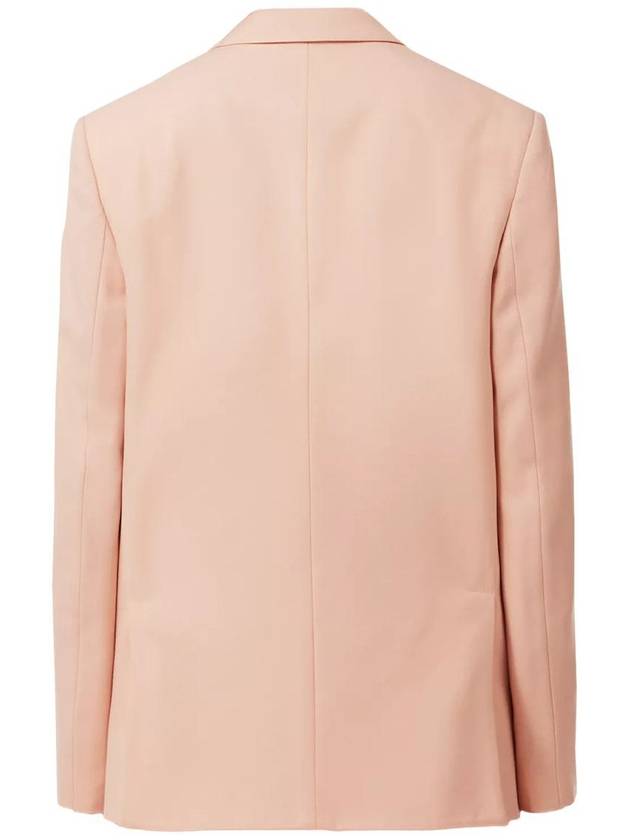 Women's Tailored Single Breasted Blazer Jacket Pink - BURBERRY - BALAAN 3