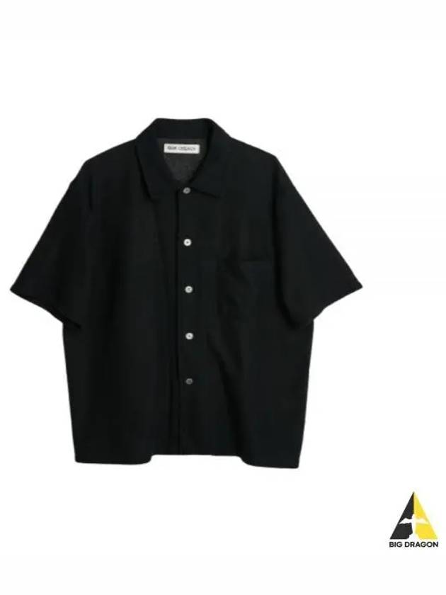 Box Boucle Short Sleeve Shirt Black - OUR LEGACY - BALAAN 2