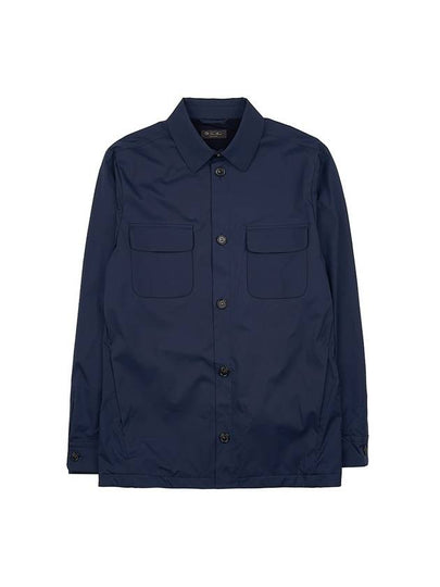 Windwish Overshirt Jacket Navy - LORO PIANA - BALAAN 2