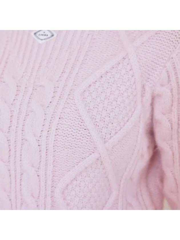 Golf Wear Balloon Sleeve Sweater Pink - J JANE - BALAAN 6