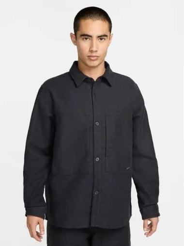 Man Life Long Sleeve Chamois Field Shirt 060 - NIKE - BALAAN 1