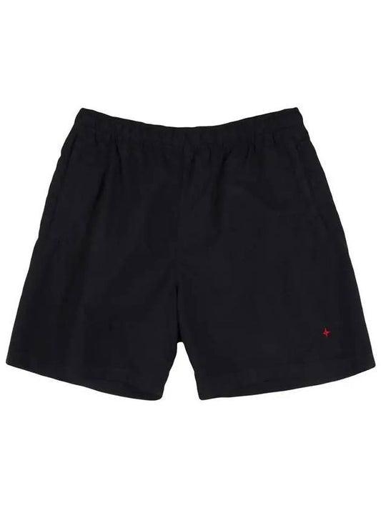 Men's Back Logo Marina Shorts Black - STONE ISLAND - BALAAN 2