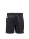 Logo Patch Classic Swim Shorts Black - KENZO - BALAAN 1