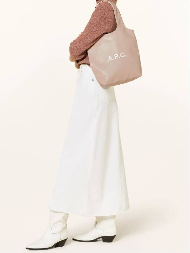 Ninon Small Tote Bag Satin Pink - A.P.C. - BALAAN 5