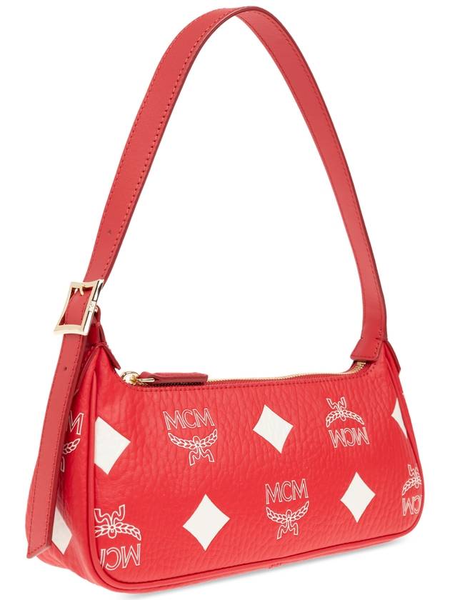 MCM Shoulder Bag Aren Small, Women's, Red - MCM - BALAAN 4