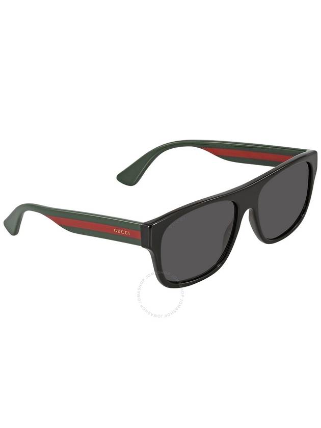 Eyewear Web Square Sunglasses Black - GUCCI - BALAAN 4