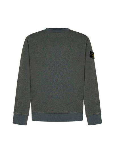 Logo Patch Crew Neck Sweatshirt Musk - STONE ISLAND - BALAAN 2