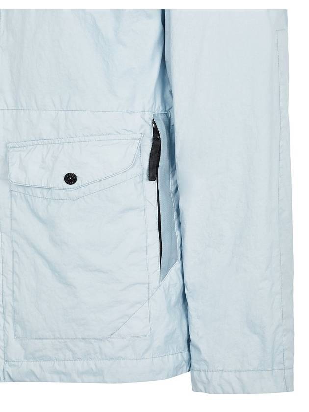 Membrana 3L TC Hooded Jacket Sky Blue - STONE ISLAND - BALAAN 6