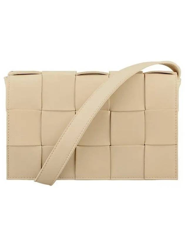 Intrecciato Cassette Cross Bag Porridge - BOTTEGA VENETA - BALAAN 2