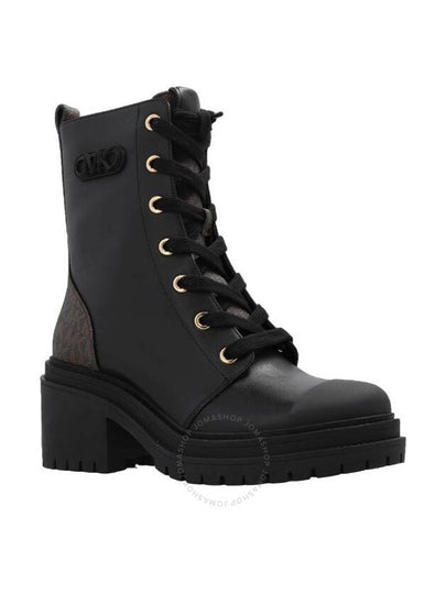 Michael Kors Hanley Logo Heeled Combat Boots, Brand Size 7 ( US Size 7 ) - MICHAEL KORS - BALAAN 2