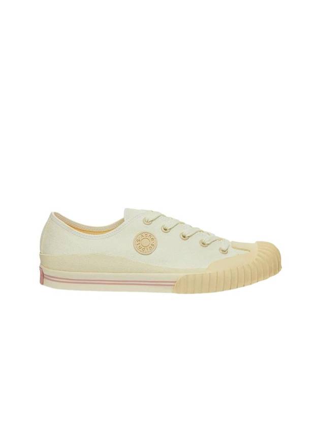 Brady Low Top Sneakers Ivory White - ACNE STUDIOS - BALAAN 1