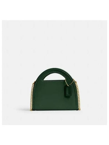 Top Handle Card Wallet Green - COACH - BALAAN 1