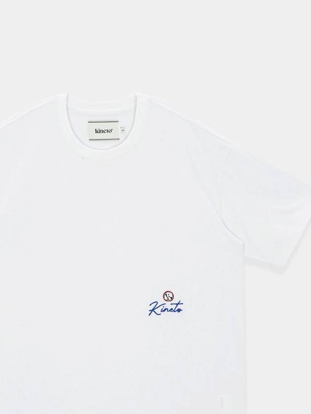 Classic Lettering Emblem T ShirtWhite - KINETO - BALAAN 3