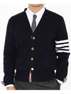 Milano Stitch 4 Bar Cardigan Navy - THOM BROWNE - BALAAN 2