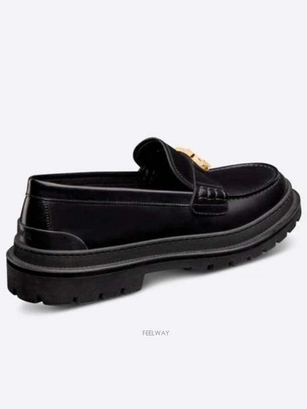 Explorer Polished Calfskin Loafer Black - DIOR - BALAAN 6