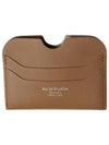 Silver Logo Card Wallet Brown - ACNE STUDIOS - BALAAN 5