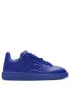 Box Leather Low-Top Sneakers Blue - BURBERRY - BALAAN 2