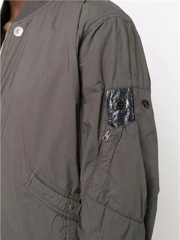 Men's Shadow Project Bomber Jacket Brown - STONE ISLAND - BALAAN 6