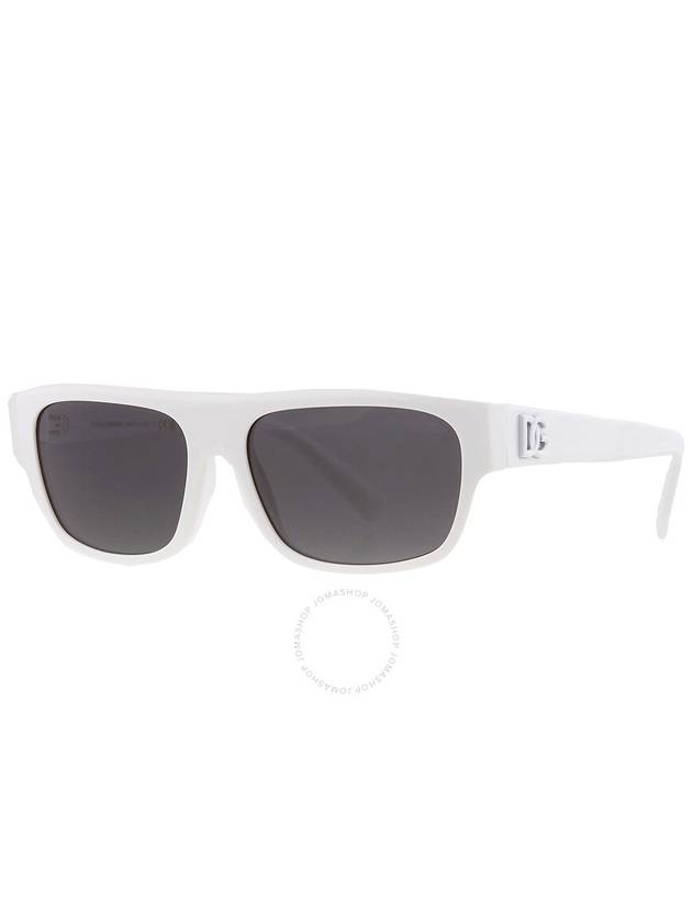 eyewear logo decorated rectangular frame sunglasses DG4455 - DOLCE&GABBANA - BALAAN 4